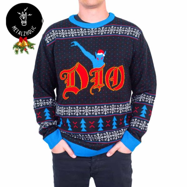 Ronnie James Dio Holy Diver Tour ’83 Limited Edition Christmas Gift New Merchandise Xmas Ugly Sweater