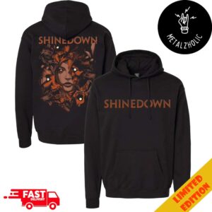 Shinedown My Monsters Are Real by Wildner Lima Rockabilia Exclusive Limited Hooded Sweatshirt