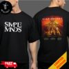 The Smashing Pumpkins The World Is A Vampire South And Central America Tour 2024 Tour Dates On Back Two Side T-Shirt