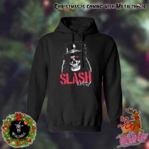 Slash Merch New 2024 Skull Portrait Black Hoodie T-Shirt