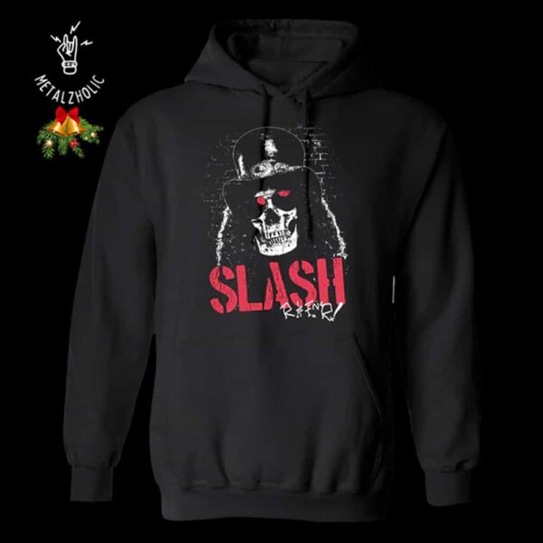 Slash New Merchandise 2024 Skull Portrait Limited Hoodie T-Shirt