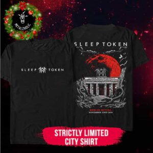 Sleep Token Strictly Limited City Tee Pop Up Store At Berlin Ritual Exclusive Items November 22nd 2024 Two Sides T-Shirt