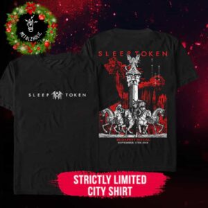 Sleep Token Strictly Limited City Tee Pop Up Store At Budapest Ritual Exclusive Items November 13th 2024 Two Sides T-Shirt