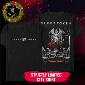 Sleep Token Strictly Limited City Tee Pop Up Store At Frankfurt Exclusive Items November 10th 2024 Two Sides T-Shirt