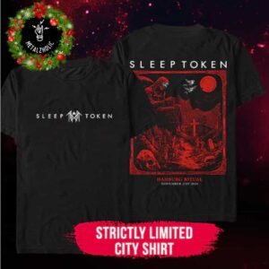 Sleep Token Strictly Limited City Tee Pop Up Store At Hamburg Ritual Exclusive Items November 21st 2024 Two Sides T-Shirt