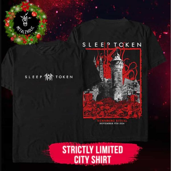 Sleep Token Strictly Limited City Tee Pop Up Store At Nurnberg Exclusive Items November 9th 2024 Two Sides T-Shirt