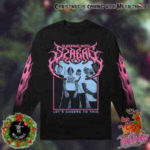 Sleeping With Sirens Rock Band New Merchandise Holiday Gift 2024 Let’s Cheers To This All Over Print Long Sleeve