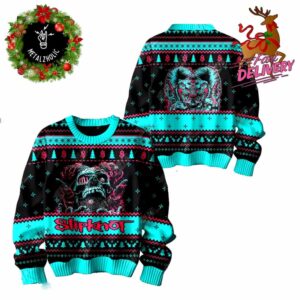 Slipknot Skull Head Holiday Gift Christmas For Family Ugly Sweater