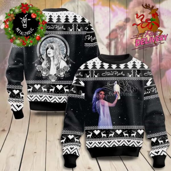 Stevie Nicks Bella Donna Holiday Gift 2024 New Christmas For Men And Women Ugly Sweater