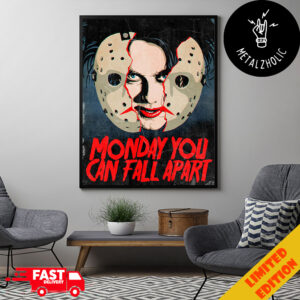 The Cure With Jason Voorhees Mask By Butcher Billy Monday You Can Fall Apart Songs Of A Lost World Poster Canvas