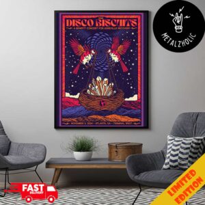 The Disco Biscuits A Benefit Concert For Asheville Recovery November 3 2024 Atlanta GA Terminal West Poster Canvas