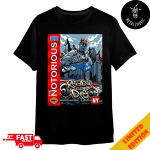 The Official Notorious Big Ready To Die 30th Anniversary Capsule Featuring Gimme The Loot And Juicy New Merchandise 2024 Genesis Edition Merchandise T-Shirt