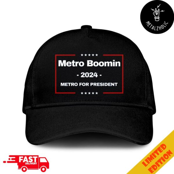 The President In My Heart Donald Trump 47th President Metro Boomin 2024 Metro For President Classic Hat Cap