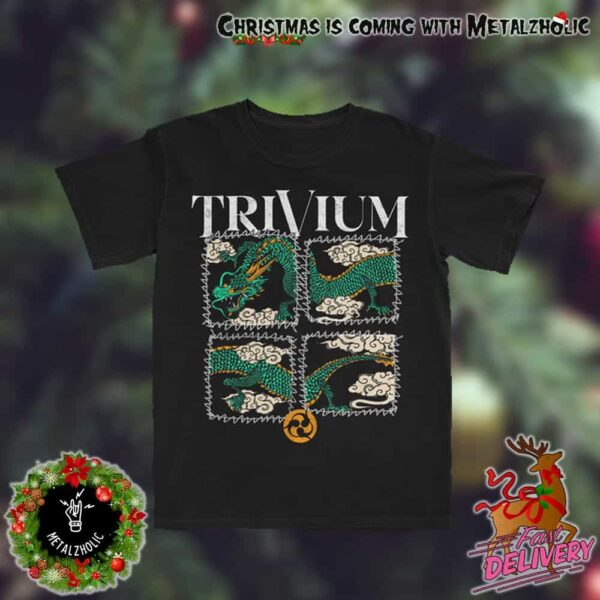 Trivium The New Holidays Gift New Merch Dragon Cloud T-Shirt