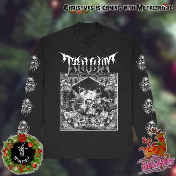 Trivium The New Holidays Gift New Merch Skull All Over Print Long Sleeve