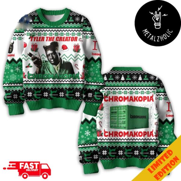 Tyler The Creator Chromakopia New Album Christmas Gift Ugly Sweater