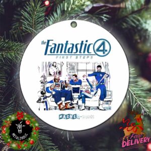 Vintage The Fantastic Four First Steps Marvel Studios Christmas Gift Tree Decorations Ornament