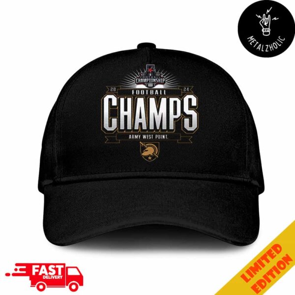 Army Black Knights 2024 AAC Football Conference Champions Locker Room Classic Hat Cap