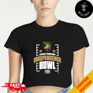 Army Black Knights 2024 Radiance Technologies Independence Bowl Champions Logo NCAAF Bowl Games 2024-2025 Cropped T-Shirt