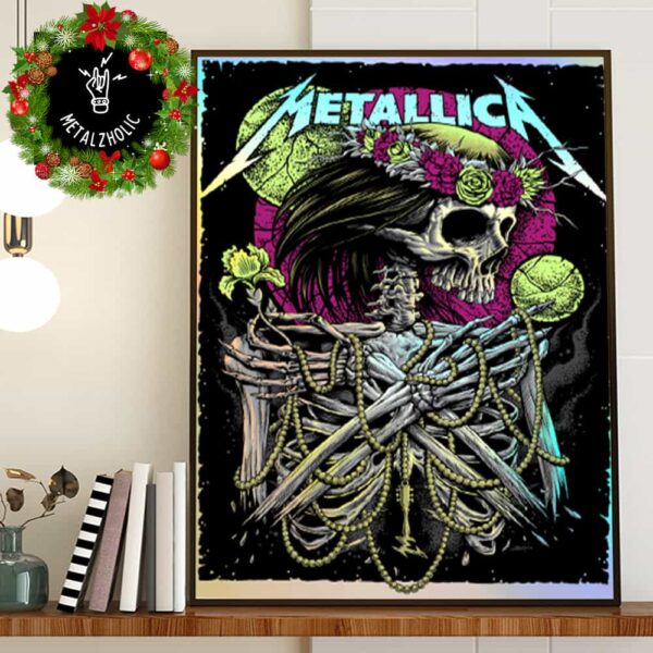 Artwork By Brandon Heart With Metallica And All Within My Hands Foundation 2024 Giving Tuesday F4D Studios Month Of Giving Special Fifth Member Exclusive Poster Canvas