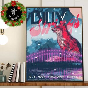 Billy Strings Live In Memphis TN FedExForum December 6 2024 By SNKHDS Poster Canvas