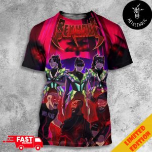 Bloodywood ft Babymetal Bekhauf Official MV Poster All Over Print T-Shirt