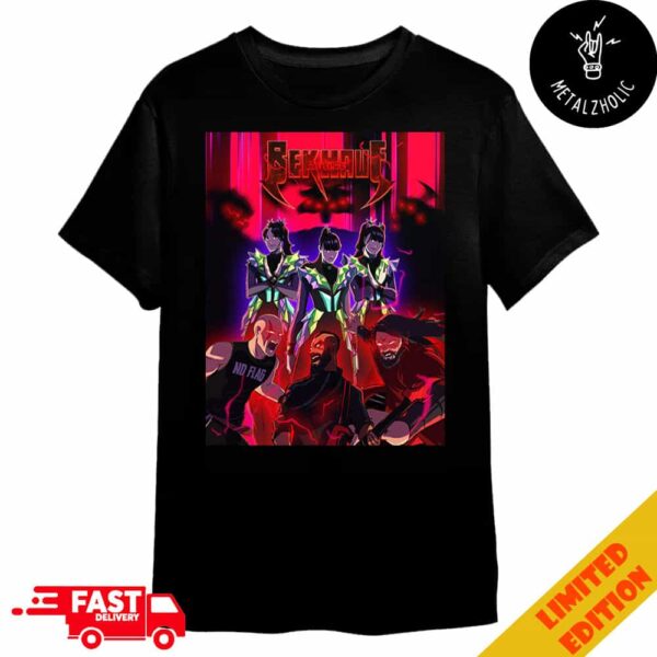 Bloodywood ft Babymetal Bekhauf Official MV Poster Merchandise T-Shirt