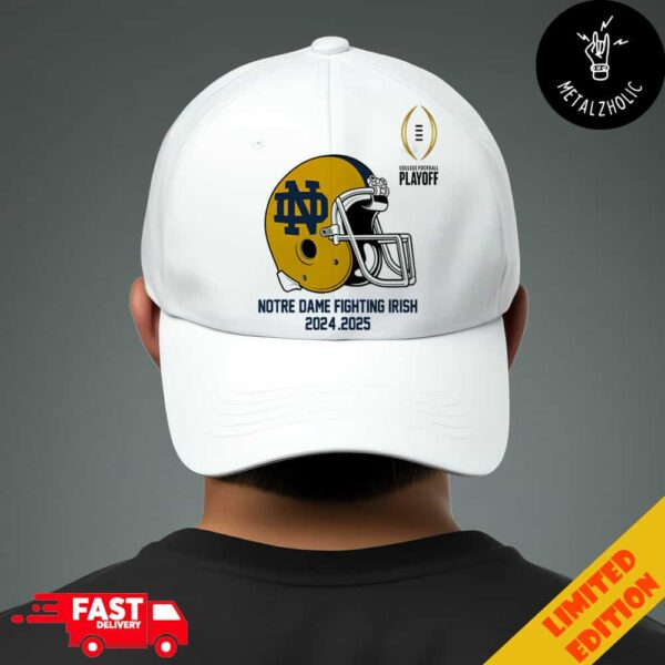 College Football Playoff 2025 Notre Dame Fighting Irish Helmet NCAA Bowl Games 2024-2025 Classic Hat Cap