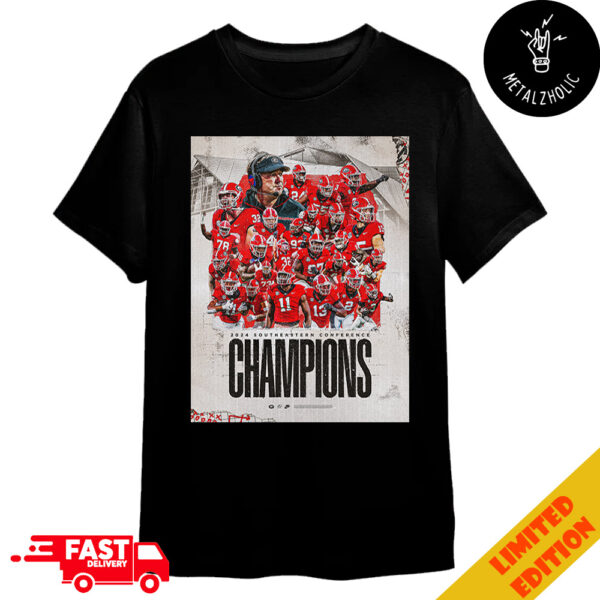 Congratulations Kings Of The 2024 Southeastern Conference Georgia Bulldogs Is Champions Go Dawgs Merchandise T-Shirt