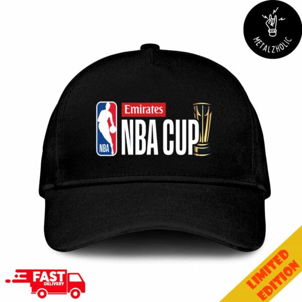 Congratulations Milwaukee Bucks Are The 2024 Emirates NBA Cup Champions Logo Hat Cap