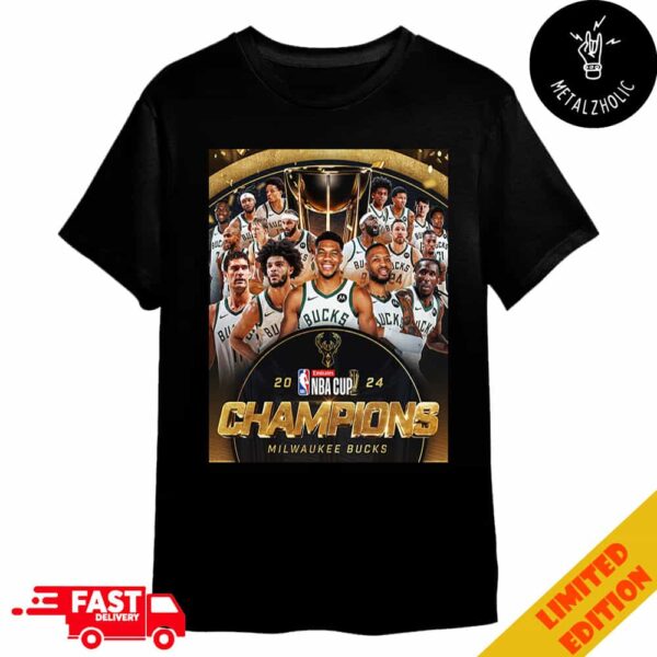 Congratulations Milwaukee Bucks Are The 2024 Emirates NBA Cup Champions Merchandise T-Shirt