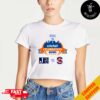 SMU Mustangs vs Penn State Nittany Lions First RD CFB Playoff NCAA 2024-2025 December 21st 2024 At Beaver Stadium University Park Pennsylvania Lady’s Cropped T-Shirt