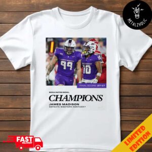 Dubs In Boca JMU Takes Down Western Kentucky For First Ever Bowl Victory Boca Raton Bowl Champions With Final Score 27-17 December 18 2024 NCAA Bowl Games T-Shirt