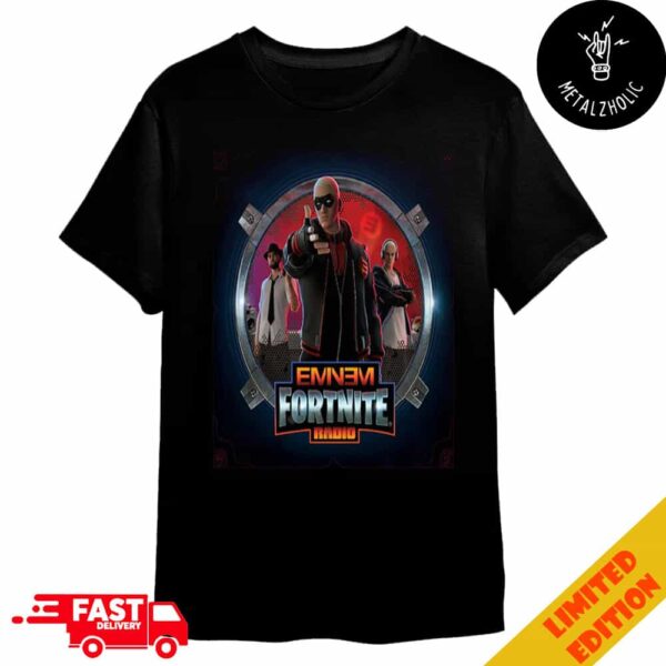 Eminem x Fortnite Radio Vinyl New Merchandise Exclusive Merchandise T-Shirt