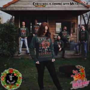 Epica Band Members New Merchandise Jumper 2024 Xmas Gift Holiday Ugly Christmas Sweater