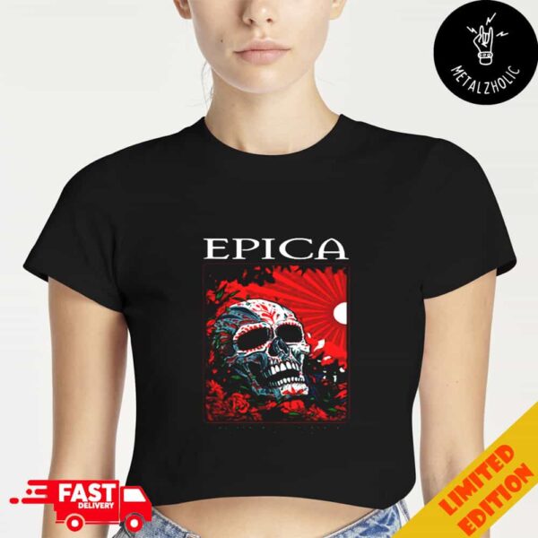 First Show Epica The Symphonic Synergy Mexico Shows 6 December 2024 At Mexico City Cropped T-Shirt