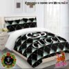 Gucci Bedding Set Chain Link Pattern with Navy and Red Stripes Duvet Cover and Pillow Cases