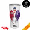 Radiance Technologies Independence Bowl NCAA 2024-2025 Bowl Games Marshall Thundering Herd vs Army Black Knights At Independence Stadium Skull Helmet Tumbler-Mug-Cup With Straw