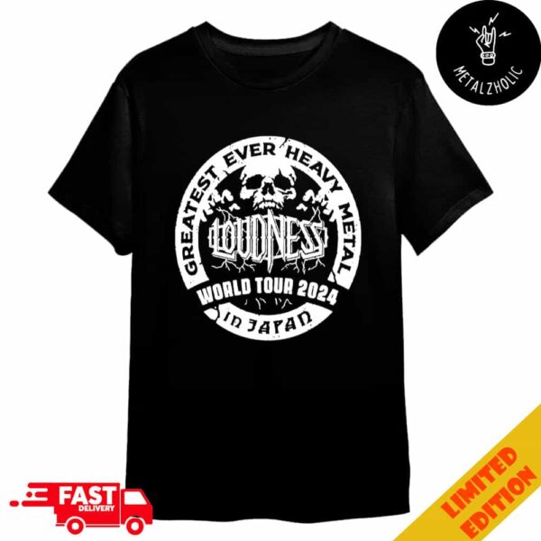 Loudness Greatest Ever Heavy Metal World Tour 2024 In Japan Logo Merchandise T-Shirt