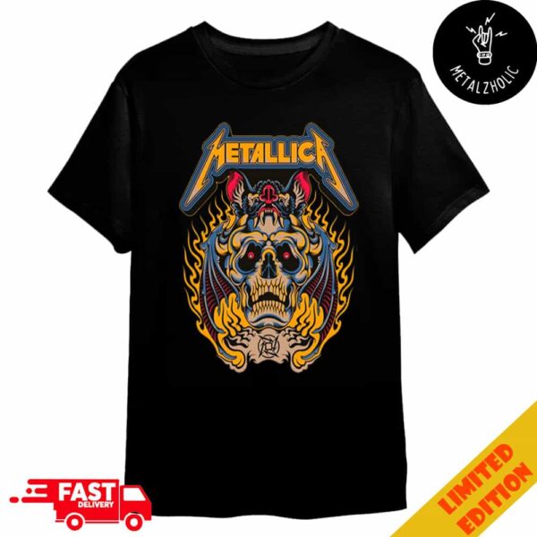 Metallica New Logo Merchandise 2024 Official Artwork By Cokorda Martin Merchandise T-Shirt