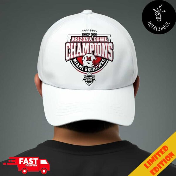 Miami RedHawks Snoop Dogg Arizona Bowl 2024 Champions Helmet Logo NCAAF Bowl Games 2024-2025 Classic Hat Cap