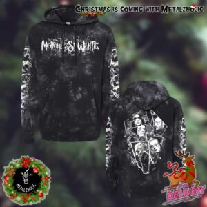 Motionless In White Official New Merchandise Holiday Gift Shattered Glass Dye Color All Over Print Hoodie