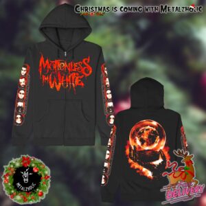 Motionless In White New Merchandise 2024 Earth Embers Zip Up Hoodie