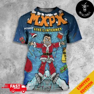 MxPx Actually Live On The Internet December 23rd 2024 Eve Of Christmas Eve All Over Print T-Shirt