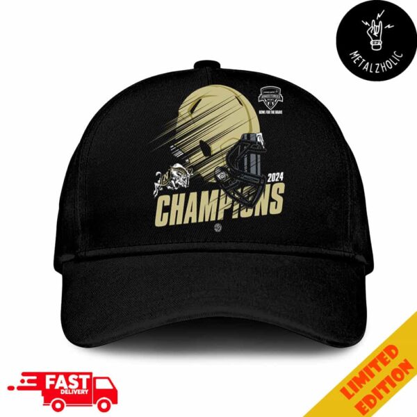 Navy Midshipmen Football Are Lockheed Martin Armed Forces Bowl 2024 Champions Congratulations NCAAF Bowl Games 2024-2025 Hat Cap