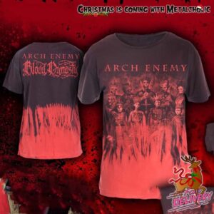 New Merchandise Of EMP Official Arch Enemy Blood Dynasty New Song All Over Print T-Shirt