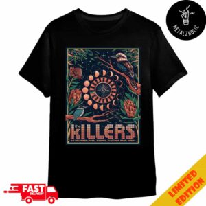 New Poster For The Killers Show At Sydney AU Qudos Bank Arena December 6-7 2024 By Lewy Jones Merchandise T-Shirt