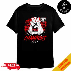 Northern Illinois Huskies 2024 Famous Idaho Potato Bowl Champions Gloves NCAA Bowl Games 2024-2025 Merchandise T-Shirt