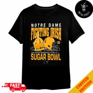 Official Notre Dame Fighting Irish Sugar Bowl College Football Playoff 2025 Allstate Sugar Bowl Bound Merchandise T-Shirt