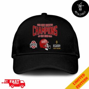 Ohio State Buckeyes University Football 2024 CFP First Round Game Winner Helmet NCAA Bowl Games 2024-2025 Hat Cap